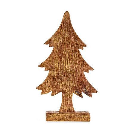 Sapin de Noël 5 x 31 x 15,5 cm Doré Bois - Sapin Belge
