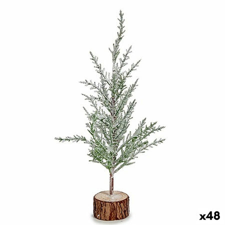 Sapin de Noël Marron Vert Bois Plastique 5,5 x 34 x 10,5 cm (48 Unités) - Sapin Belge