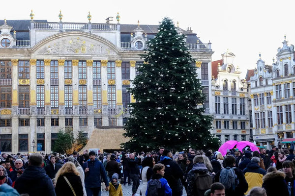 Le-Sapin-de-Noël-de-la-Grand-Place-de-Bruxelles-2024-Un-Événement-Incontournable Sapin Belge