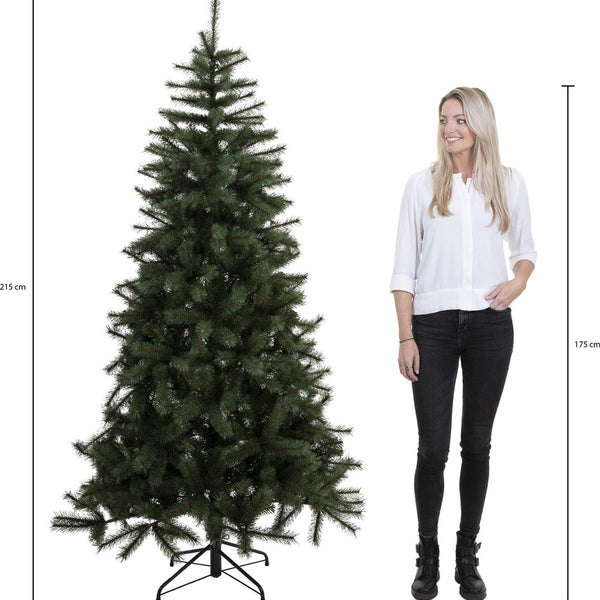 Triumph Tree Forest Sapin de Noël Artificiel Pin Givré - Hauteur 215 cm - Sans éclairage - Sapin Belge