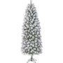 Black Box Trees - Sapin de Noël Chandler slim vert givré TIPS 538 - h215xd74cm - Sapins de Sapins de Noël - Sapin Belge