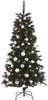 Sapin de Noël Artificiel Voss Black Box Trees avec Décoration et Siècle des Lumières LED - Sapin Belge