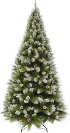 Triumph Tree Sapin de Noël artificiel français Pittsburgh dimensions en cm: 185 x 102 vert - Sapin Belge