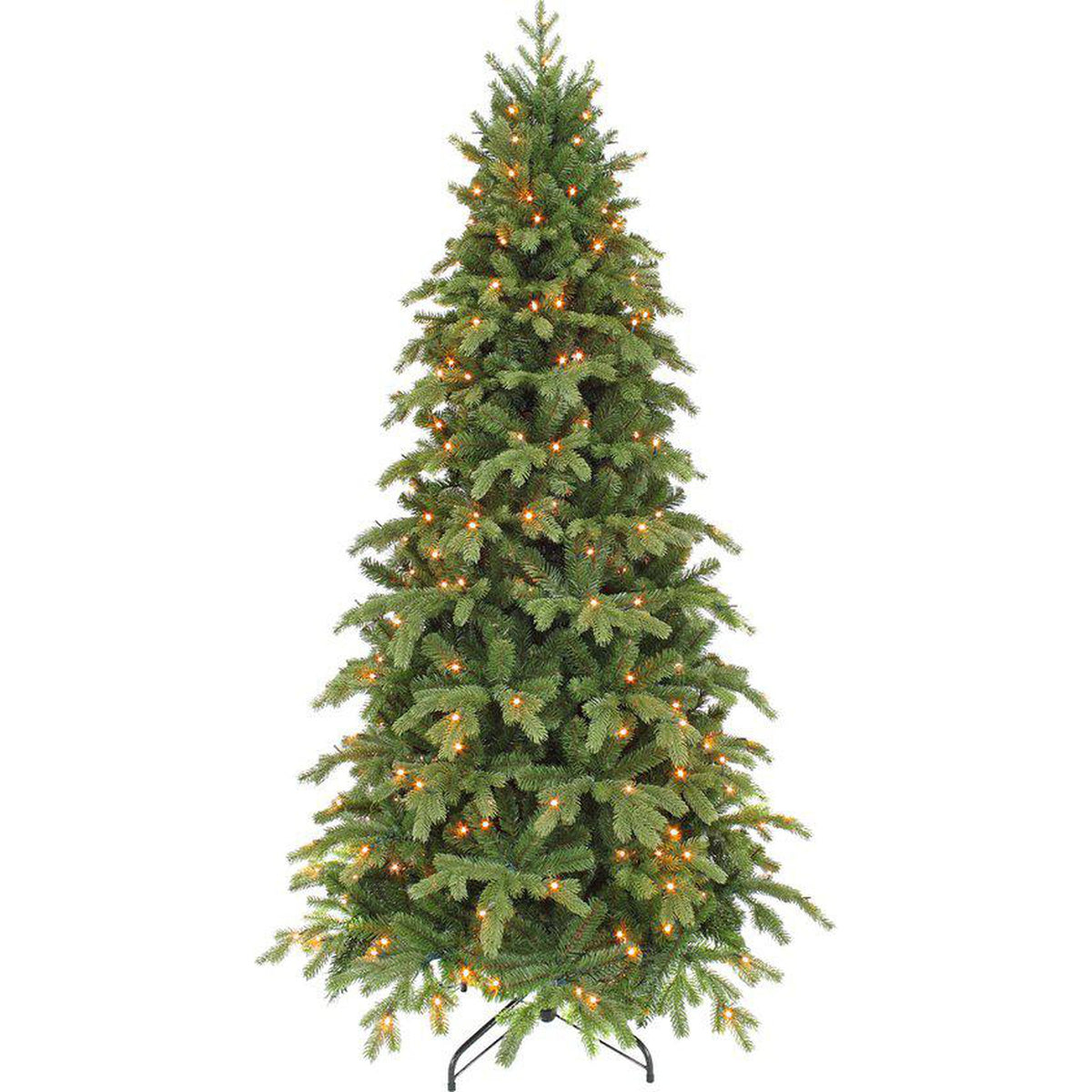 Sherwood sapin de noël led slim vert 120L TIPS 764 - h155xd91cm - Sapin Belge