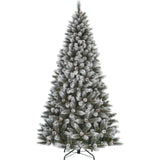 Black Box Trees Sapin de Noël Artificiel Pittsfield - 122x122x230 cm - PVC/aiguille dure - Vert - Sapin Belge