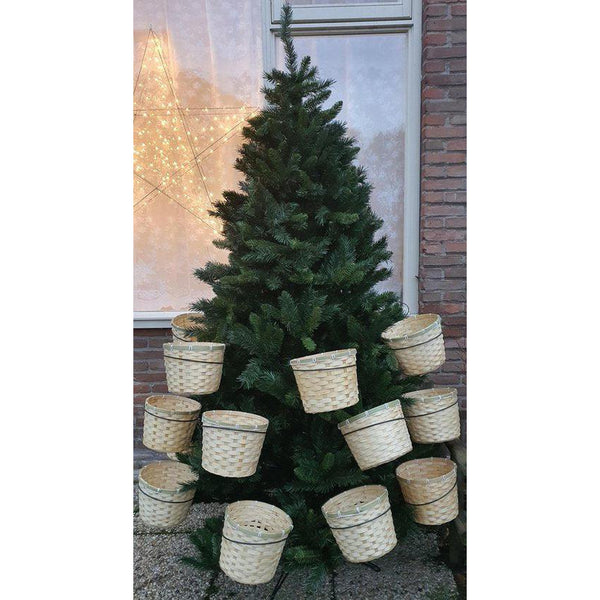 Sapin de Noël de luxe H240 x D120 avec bretelles - Sapin Belge