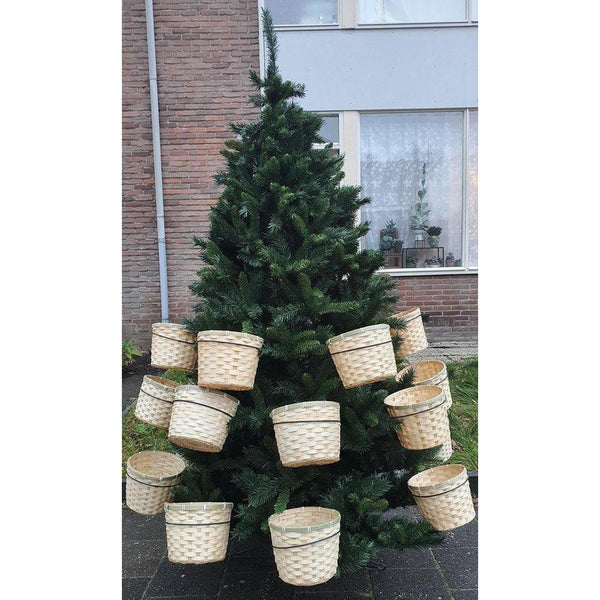 Sapin de Noël de luxe H240 x D120 avec bretelles - Sapin Belge