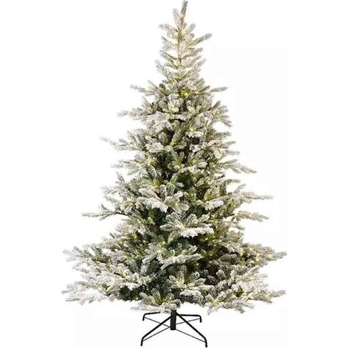 Everlands Grandis Fir Prelit Snowy Green - Sapin Belge