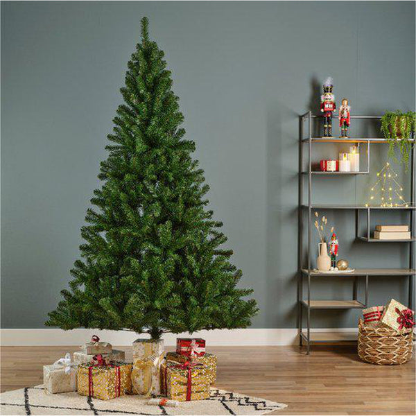 Everlands Sapin de Noël Artificiel Monarque Ø126-210 cm Vert - Sapin Belge