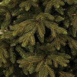 Boîte noire sapin de Noël artificiel pin macallan dimensions en cm: 155 x 104 vert - Sapin Belge