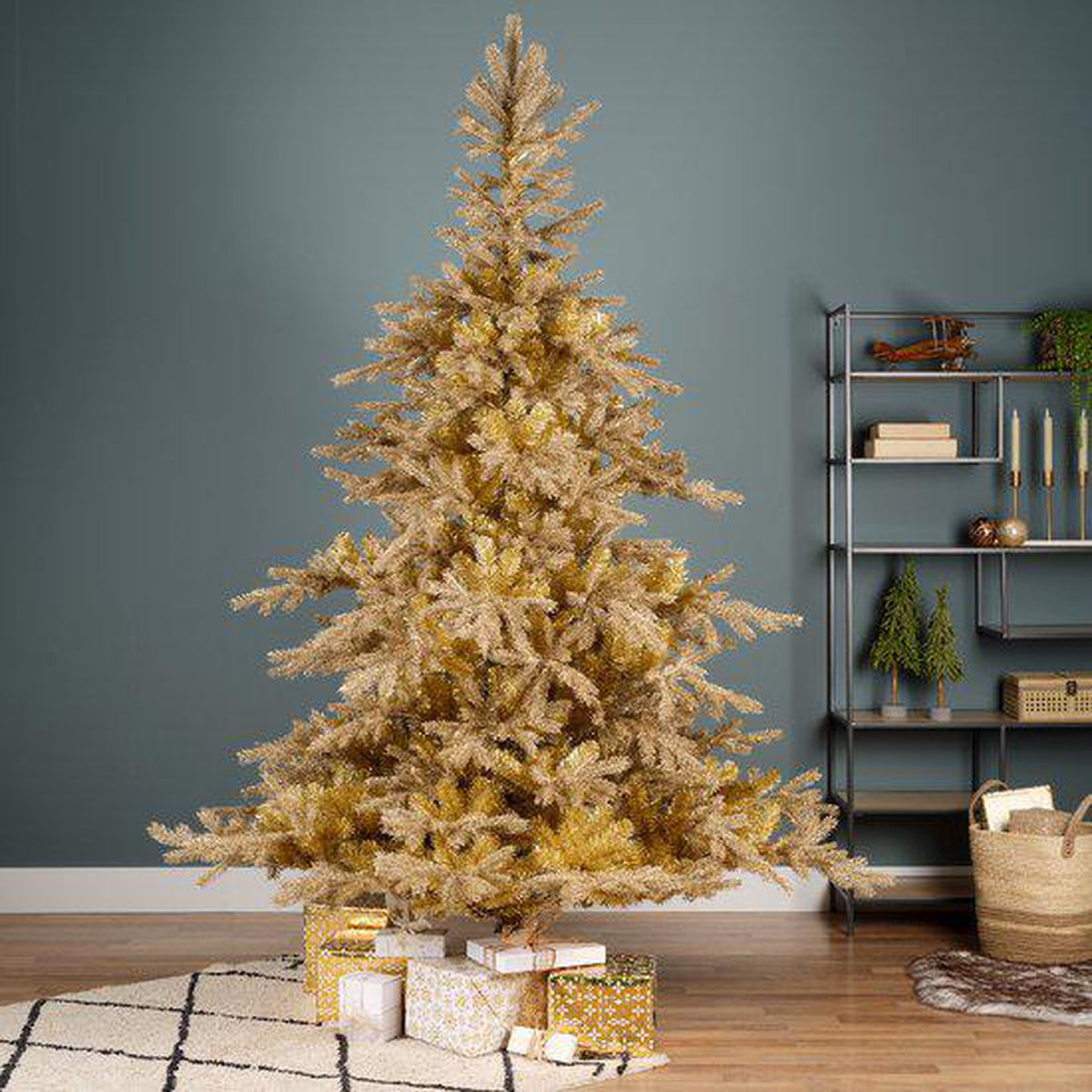 Sapin Tiffany d132h180cm or - Sapin Belge