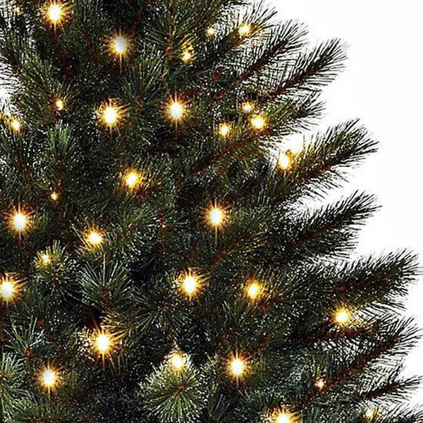 Black Box Toronto Fir - Sapin de Noël artificiel de 155 cm de haut - Avec lumières LED écoénergétiques - Sapin Belge