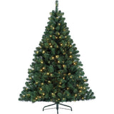 Sapin de Noël artificiel Everlands Imperial Pine - 180 cm de haut - Avec éclairage avec fonction scintillante - Sapin Belge