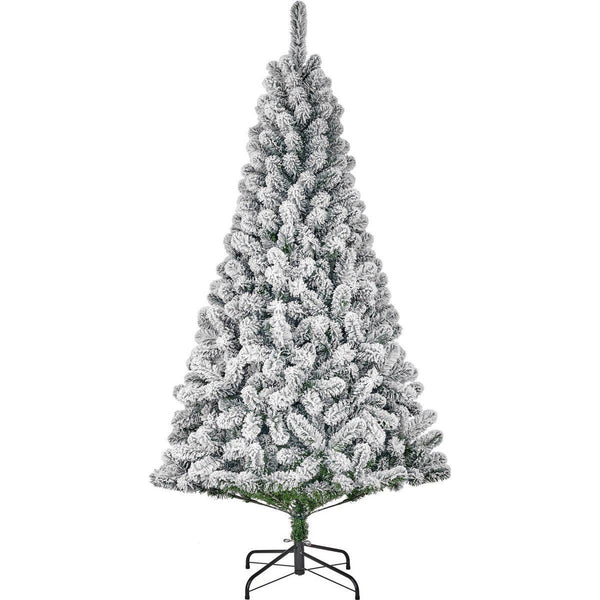 Sapin de Noël artificiel Black Box Millington - 185 x 109 cm - vert neige - Sapin Belge