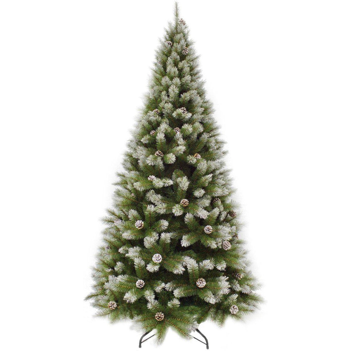 Triumph Tree Pittsburgh Sapin de Noël artificiel français pomme de pin pointes vertes 940 Dimensions en cm: 230 x 124 - Sapin Belge