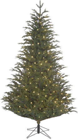 Black Box Trees Sapin de Noël Artificiel Frasier avec Siècle des Lumières LED - H215 cm - Vert - Sapin Belge