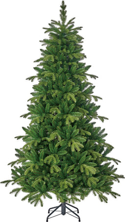 Black Box Brampton arbre de Noël artificiel étroit dimensions en cm: 230 x 132 vert - Sapin Belge