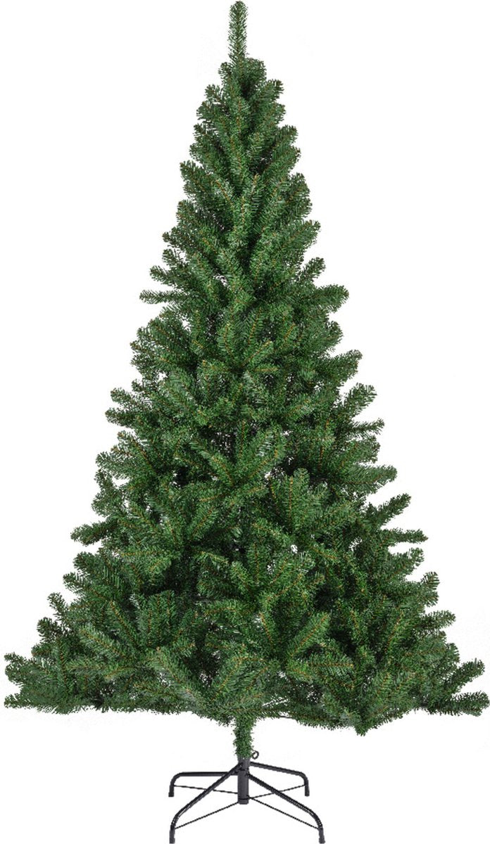 Everlands Sapin de Noël Artificiel Monarque Ø116-180 cm Vert - Sapin Belge