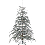 Arbre de Noël artificiel Black Box Springdale taille en cm: 215 x 152 enneigée - Sapin Belge