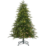 Black Box Trees Éclairage Smart Sapin de Noël Artificiel Nestow - H155 x Ø107 cm - Vert - Sapin Belge