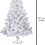 Sapin de Noël artificiel Pin Imperial - 340 pointes - blanc - 150 cm - Sapin Belge