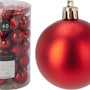 Red Plastic Christmas Balls (60 Units)