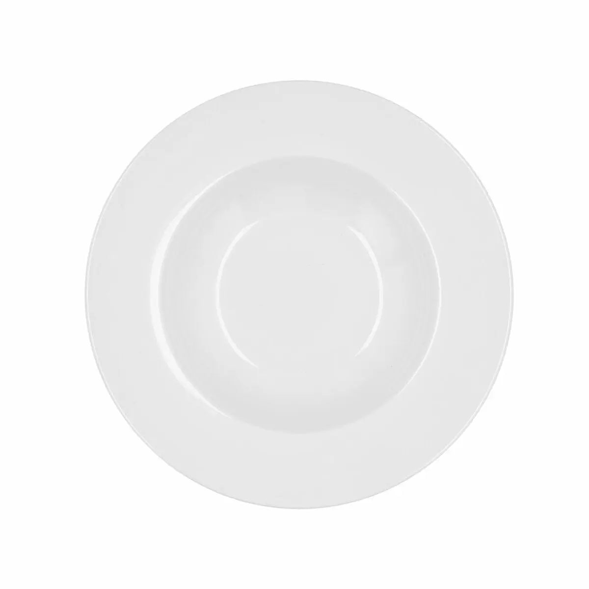 Assiette creuse Bidasoa Glacial Céramique Blanc (23,5 cm) (Pack 6x) - Sapin Belge