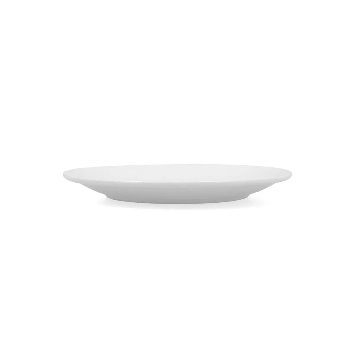 Assiette plate Bidasoa Glacial Coupe Céramique Blanc (21 cm) (Pack 6x) - Sapin Belge