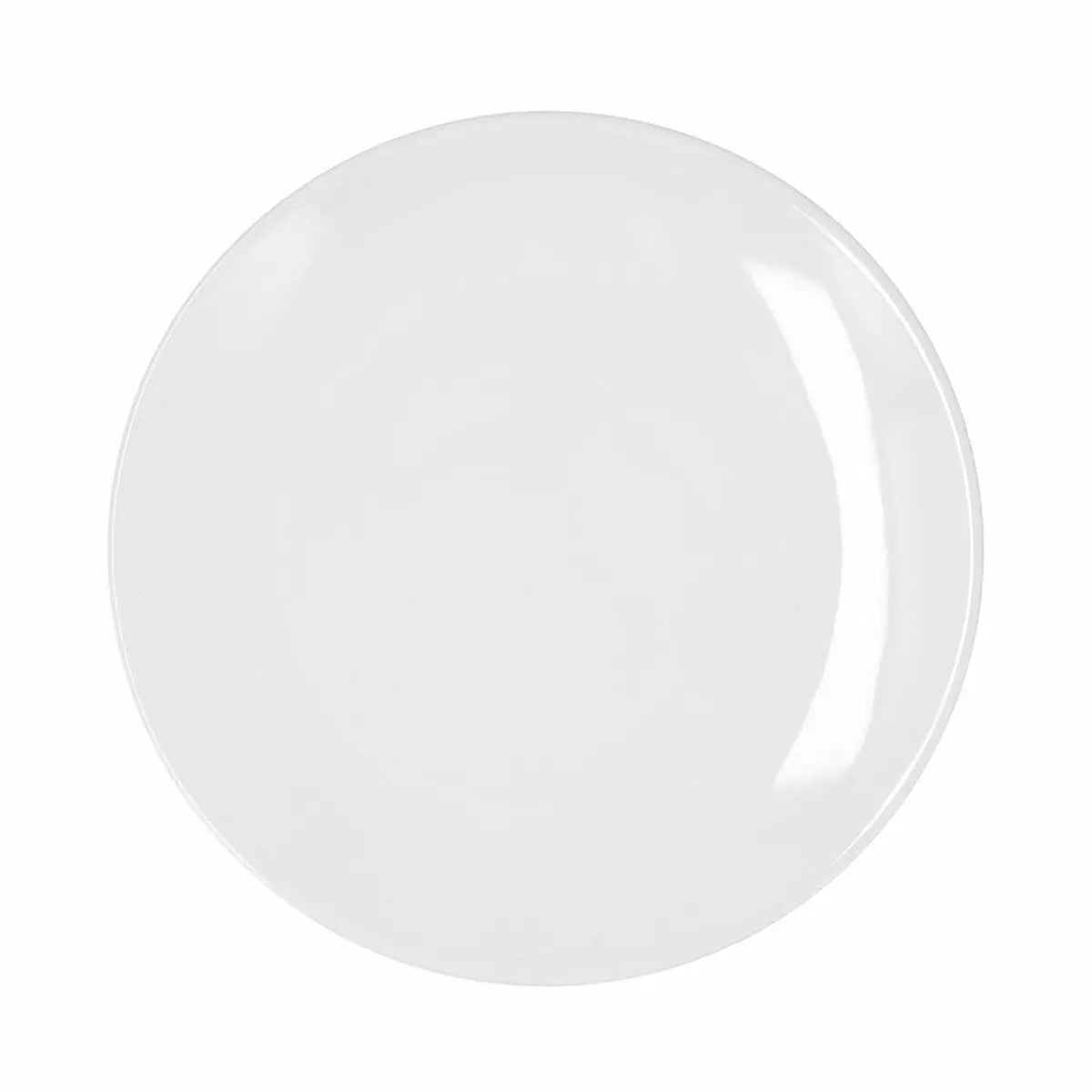 Assiette plate Bidasoa Glacial Coupe Céramique Blanc (27 cm) (Pack 4x) - Sapin Belge