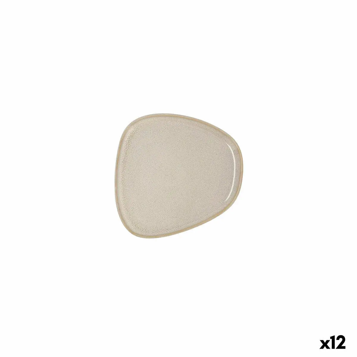 Assiette plate Bidasoa Ikonic Céramique Blanc (14 x 13,6 cm) (Pack 12x) - Sapin Belge