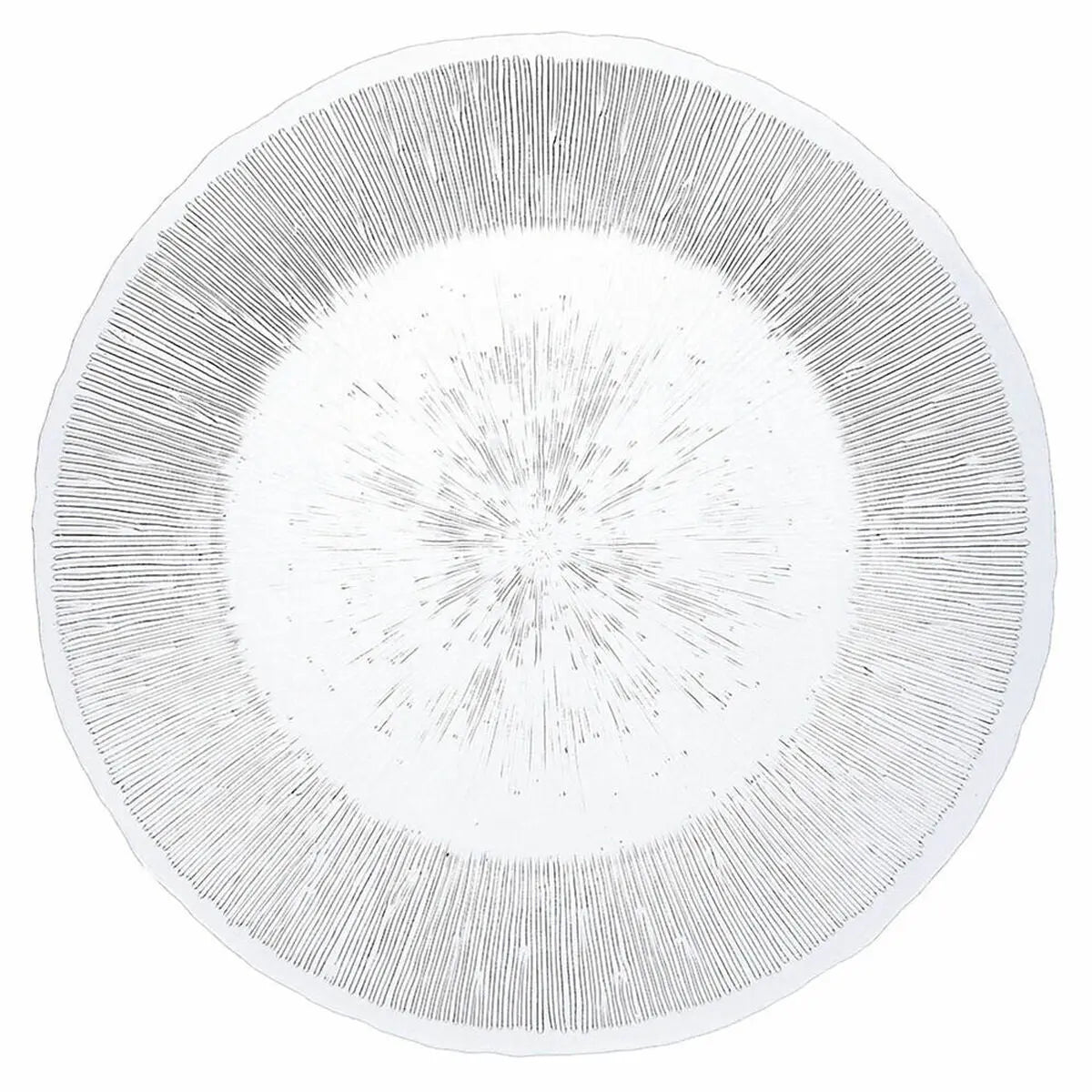 Assiette plate Quid Lonja Transparent verre (Ø 32,7 cm) (6 Unités) (Pack 6x) - Sapin Belge