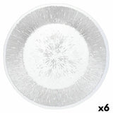 Assiette plate Quid Lonja Transparent verre (Ø 32,7 cm) (6 Unités) (Pack 6x) - Sapin Belge