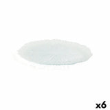 Assiette plate Quid Mar de Viento Transparent verre (Ø 32 cm) (Pack 6x) - Sapin Belge