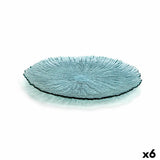 Assiette plate Quid Mar de Viento Turquoise verre (Ø 32 cm) (Pack 6x) - Sapin Belge