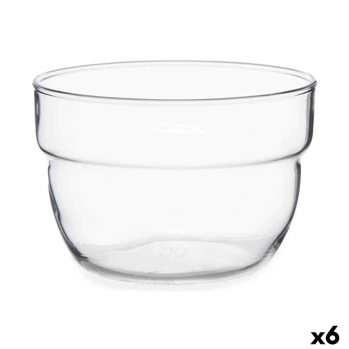 Bol Motto 6 Unités 200 ml Transparent verre - Sapin Belge