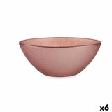 Bol Ø 15 cm Rose verre (6 Unités) - Sapin Belge