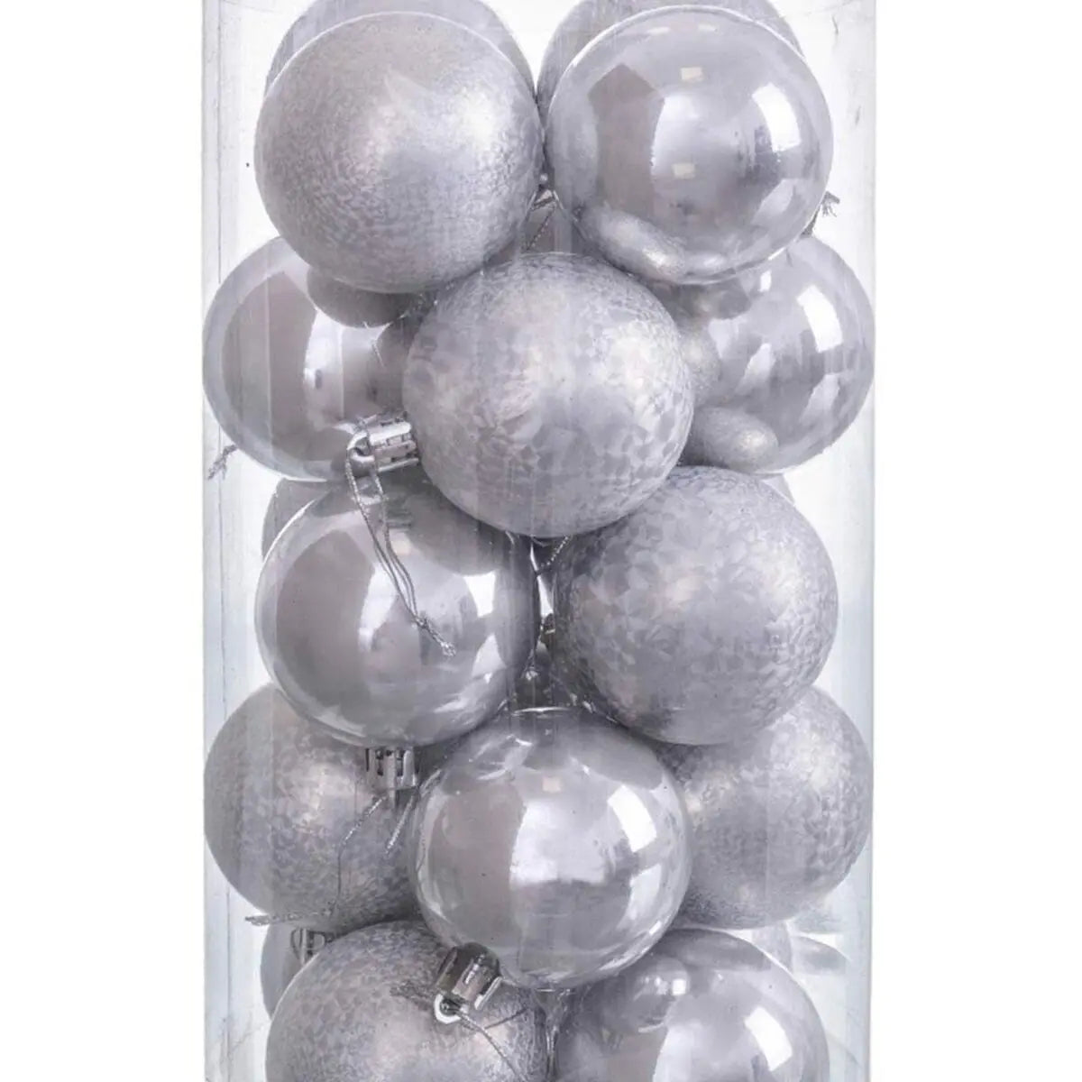 Boules de Noël Cuivre Plastique 6 x 6 x 6 cm (20 Unités) - Sapin Belge