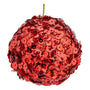 Boules de Noël Ø 10 cm 6 Unités Rouge Plastique 10 x 10 x 10 cm - Sapin Belge