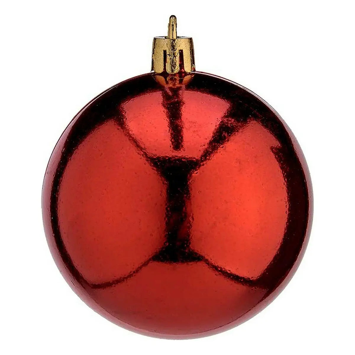 Boules de Noël Ø 7 cm 12 Unités Rouge Plastique - Sapin Belge