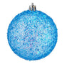 Boules de Noël Ø 8 cm 6 Unités Bleu PVC - Sapin Belge