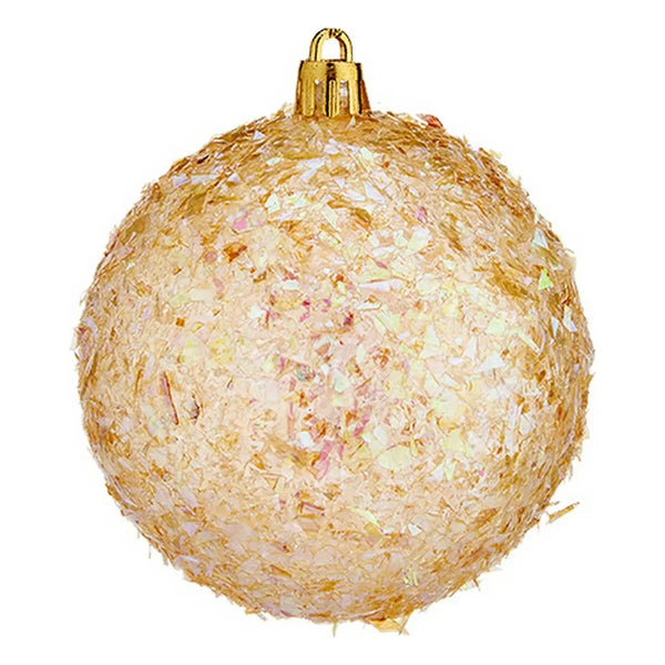 Boules de Noël Ø 8 cm 6 Unités Doré Plastique - Sapin Belge