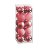 Boules de Noël Rouge 5 x 5 x 5 cm (20 Unités) - Sapin Belge