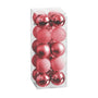 Boules de Noël Rouge 5 x 5 x 5 cm (20 Unités) - Sapin Belge