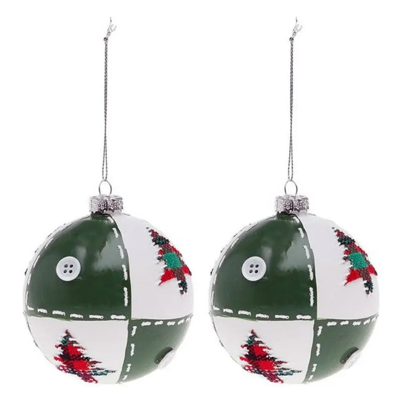 Boules de Noël (2 pcs) 111301 - Sapin Belge