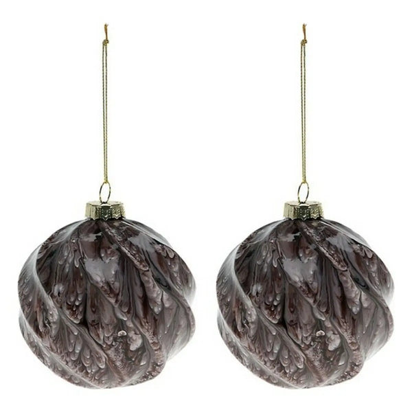 Boules de Noël (2 pcs) 112537 - Sapin Belge