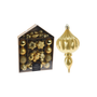 Set de boules de Noël 32pcs dorées