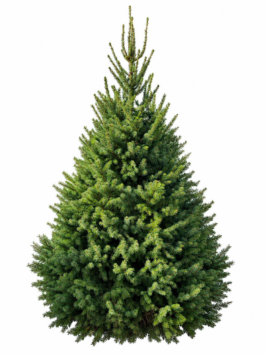 Sapin Omorika 150-175 cm Croix en Bois 40cm x 40cm