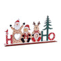 Décorations de Noël Multicouleur Bois 33 x 5 x 18 cm - Sapin Belge