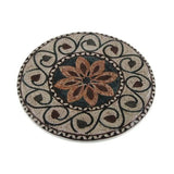 Dessous de plat Versa Mosaïque Rond Céramique (20 x 20 cm) - Sapin Belge