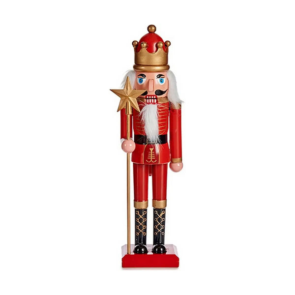 Figurine Décorative Casse-Noisette Rouge Musique Mouvement Extensible Plastique - Sapin Belge